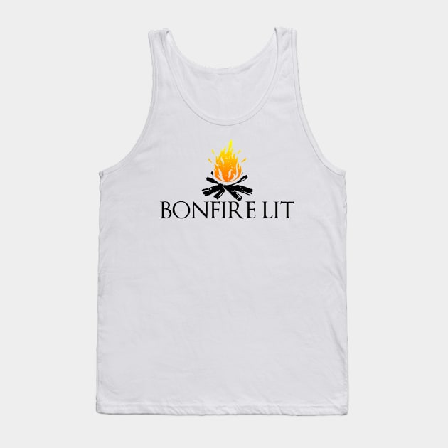 Dark Souls: Bonfire Lit Tank Top by artsylab